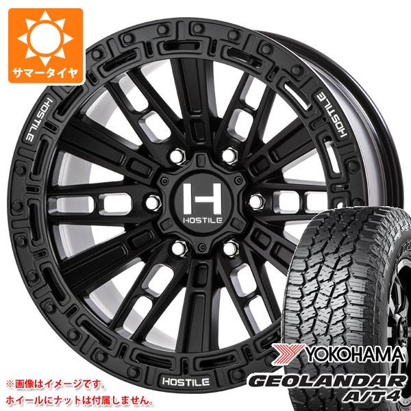 GEOLANDAR - 地びたクルーザー プラド 150系用 炎節タイア ヨコハマ ジオランダー A/T4 G018 LT265/65R17 120/117S OWL ホ表現スタイル H129 モハベ 9.0-17