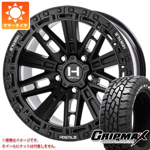 ジープ ラングラー JK/JL系用 サマータイヤ グリップマックス マッドレイジ R/T MAX LT275/70R17 121/118Q ホワイトレター HOSTILE H129 モハベ :h129aw 36513 j27122p:タイヤ1番