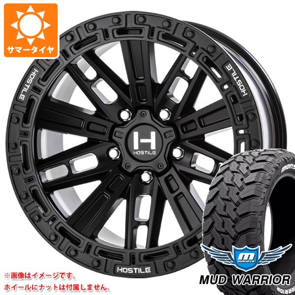 ジープ ラングラー JK/JL系用 サマータイヤ モンスタ マッドウォーリアー LT265/70R17 121/118Q ホワイトレター HOSTILE H129 モハベ :h129aw 34779 j27102p:タイヤ1番