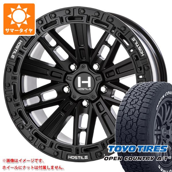 ジープ ラングラー JK/JL系用 サマータイヤ トーヨー オープンカントリー A/T3 265/70R17 115T ホワイトレター ホスタイル H129 モハベ :h129aw 41270 j27102p:タイヤ1番