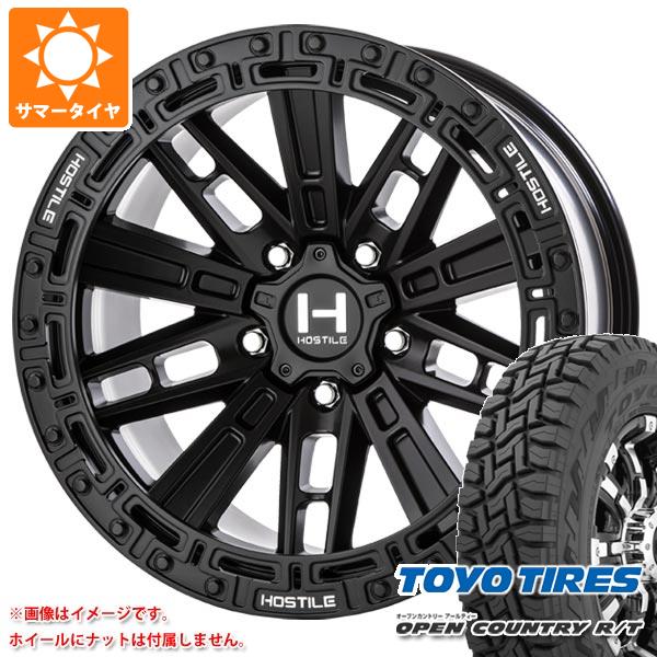 ジープ ラングラー JK/JL系用 サマータイヤ トーヨー オープンカントリー R/T LT285/70R17 116/113Q ホワイトレター HOSTILE H129 モハベ :h129aw 35680 j27121p:タイヤ1番