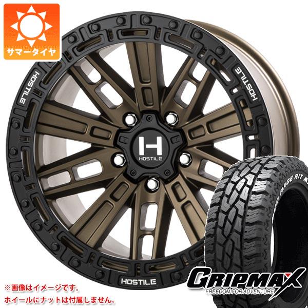 ジープ ラングラー JK/JL系用 サマータイヤ グリップマックス マッドレイジ R/T MAX LT275/70R17 121/118Q ホワイトレター HOSTILE H129 モハベ :h129bw 36513 j27122p:タイヤ1番