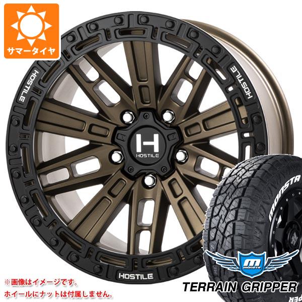 ジープ ラングラー JK/JL系用 サマータイヤ モンスタ テレーングリッパー LT285/70R17 121/118R ホワイトレター ホスタイル H129 モハベ :h129bw 34805 j27121p:タイヤ1番