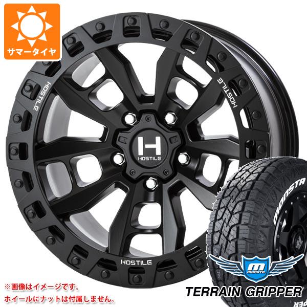 ジープ ラングラー JK/JL系用 サマータイヤ モンスタ テレーングリッパー LT285/70R17 121/118R ホワイトレター ホスタイル H130 クランドン :h130aw 34805 j27121p:タイヤ1番