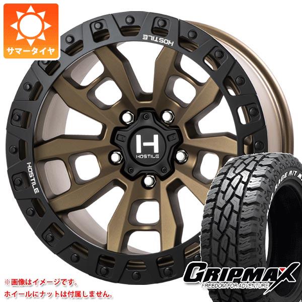 ジープ ラングラー JK/JL系用 サマータイヤ グリップマックス マッドレイジ R/T MAX LT275/70R17 121/118Q ホワイトレター HOSTILE H130 クランドン :h130bw 36513 j27122p:タイヤ1番