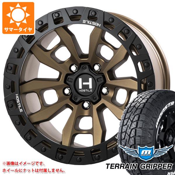 ジープ ラングラー JK/JL系用 サマータイヤ モンスタ テレーングリッパー LT285/70R17 121/118R ホワイトレター ホスタイル H130 クランドン :h130bw 34805 j27121p:タイヤ1番