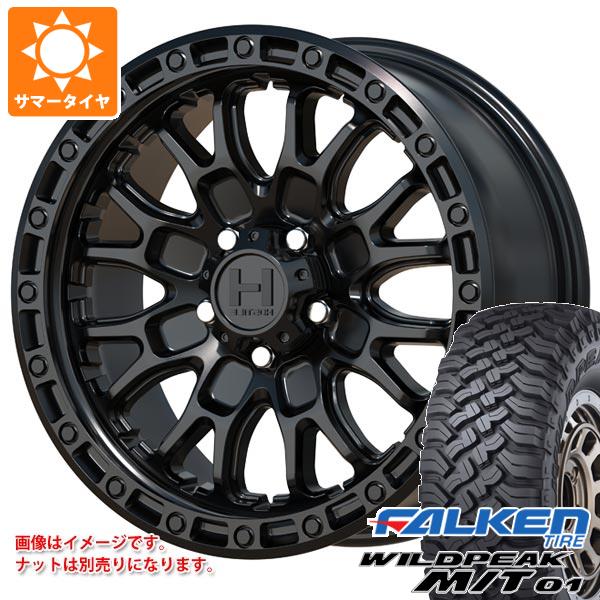 5本セット ジープ ラングラー JK/JL系用 サマータイヤ ファルケン ワイルドピーク M/T01 LT285/70R17 121/118Q ホスタイル H135 リッジクレスト