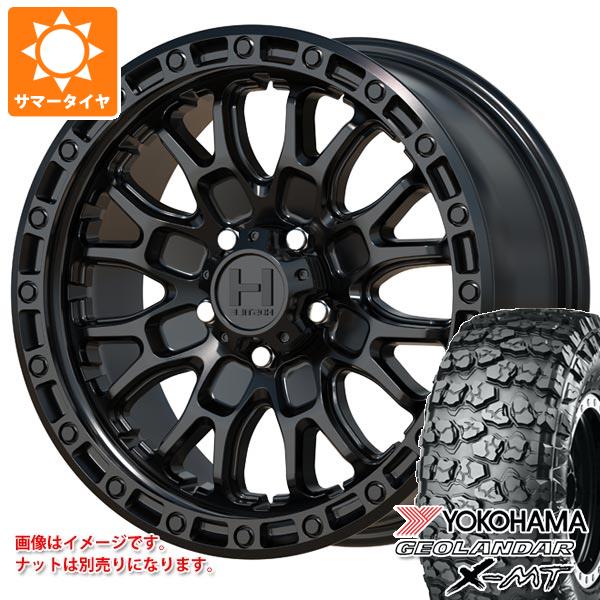 5本セット ジープ ラングラー JK/JL系用 サマータイヤ ヨコハマ ジオランダー X-MT G005 35x12.50R17 LT 121Q ホスタイル H135 リッジクレスト