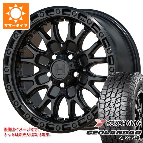 GEOLANDAR - 5本仕かける ジープ ラングラー JK/JL系用 炎節タイア ヨコハマ ジオランダー A/T4 G018 LT295/70R17 121/118S 黒いこと水茎の跡 ホ表現スタイル H135 リッジクレスト