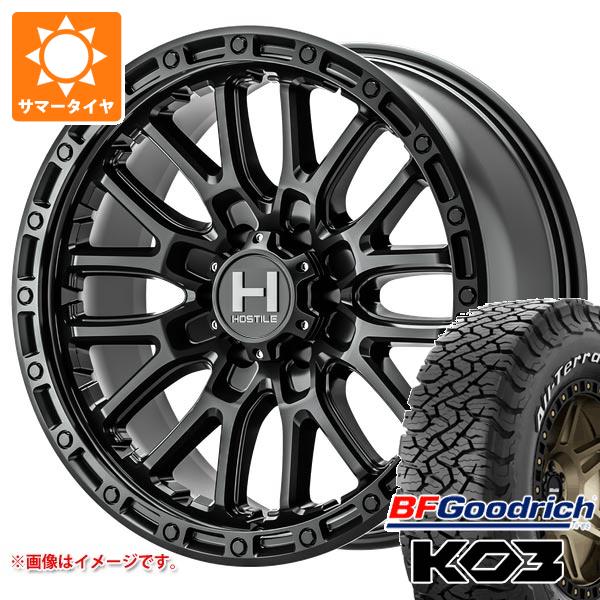 2026年製 サマータイヤ 265/70R17 118/115S BFグッドリッチ オールテレーンT/A KO3 ホワイトレター ホスタイル H135 リッジクレスト 8.0-17
