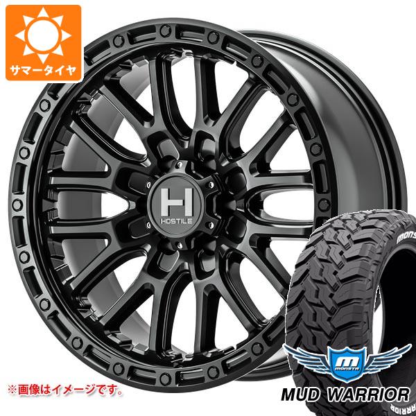 トライトン LC2T用 サマータイヤ モンスタ マッドウォーリアー LT265/65R17 120/117Q ホワイトレター ホスタイル H135 リッジクレスト 8.0-17