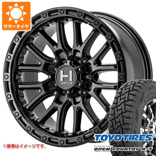 トライトン LC2T用 サマータイヤ トーヨー オープンカントリー R/T 265/65R17 112Q ホワイトレター ホスタイル H135 リッジクレスト 8.0 17 : h135a6 35679 m83981tb : タイヤ1番