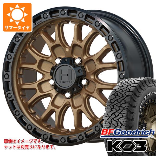 5本セット ジープ ラングラー JK/JL系用 サマータイヤ BFグッドリッチ オールテレーンT/A KO3 LT265/70R17 ホワイトレター ホスタイル H135 リッジクレスト