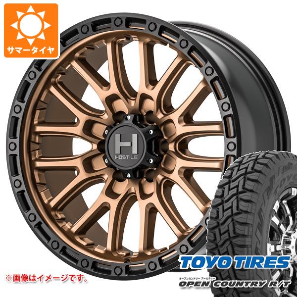 トライトン LC2T用 サマータイヤ トーヨー オープンカントリー R/T 265/65R17 112Q ホワイトレター ホスタイル H135 リッジクレスト 8.0 17 : h135b6 35679 m83981tb : タイヤ1番