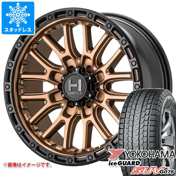 FJクルーザー 10系用 スタッドレス ヨコハマ アイスガード SUV G075 LT285/70R17 121/118Q ホスタイル H135 リッジクレスト