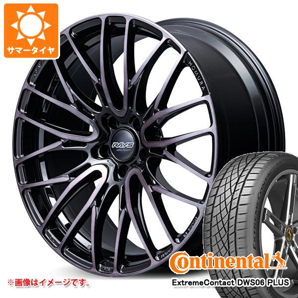 サマータイヤ 235/45R18 98Y XL コンチネンタル エクストリームコンタクト DWS06 プラス レイズ ホムラ 2x10BD ブラッククリアエディション 8.0-18