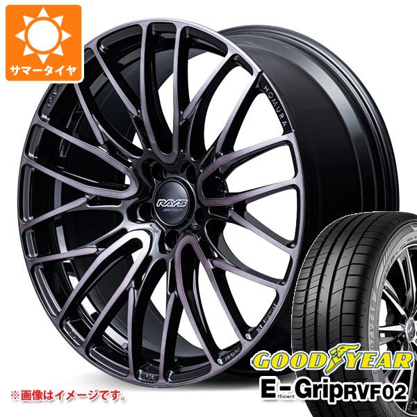 サマータイヤ 245/45R20 103W XL グッドイヤー エフィシエントグリップ RVF02 レイズ ホムラ 2x10BD ブラッククリアエディション 8.5-20