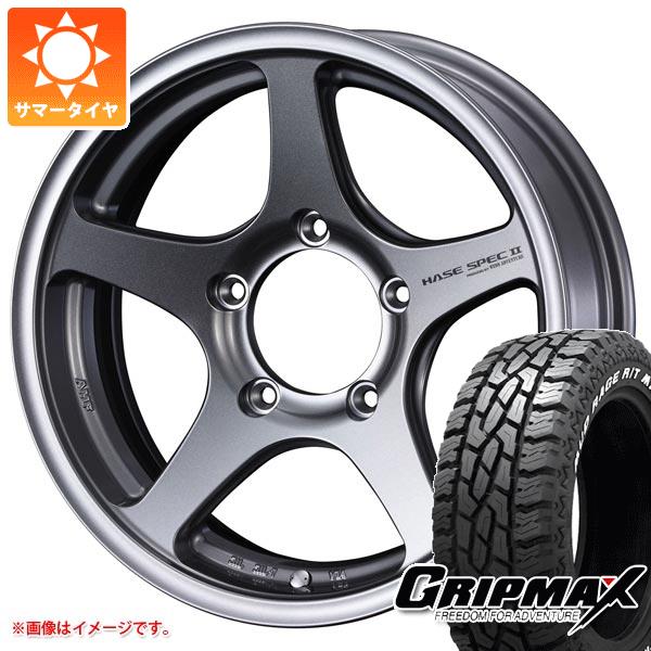 5本セット ジムニー JB64W用 サマータイヤ グリップマックス マッドレイジ R/T MAX LT215/70R16 100/97Q ホワイトレター ハセスペック2 5.5 16 :hase2j 36503 s86768zk 5:タイヤ1番