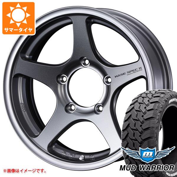 5本セット ジムニーシエラ JB74W用 サマータイヤ モンスタ マッドウォーリアー LT215/70R16 107/105Q ホワイトレター ハセスペック2 5.5 16 :hase2s 34780 s86770zk 5:タイヤ1番