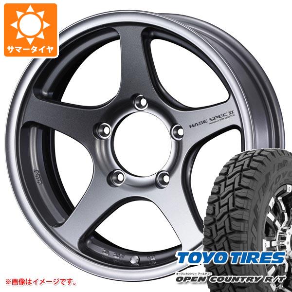 ジムニー用 サマータイヤ トーヨー オープンカントリー R/T 185/85R16 105/103N LT ホワイトレター ハセスペック2 5.5 16 :hase2j 34452 s86999zk:タイヤ1番