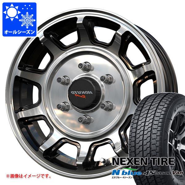 ハイエース 200系用 オールシーズンタイヤ ネクセン エヌブルー 4シーズン バン 215/65R16 109/107T クリムソン ホクトレーシング 零式-S 6.5-16