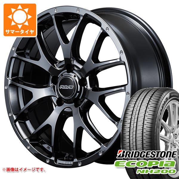 サマータイヤ 215/45R18 93W XL ブリヂストン エコピア NH200 レイズ ホムラ 2x7FA 7.5 18 :hom27fa 38110:タイヤ1番