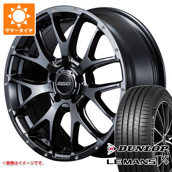 サマータイヤ 225/45R18 95W XL ダンロップ ルマン5 LM5+ レイズ ホムラ 2x7FA 7.5 18 :hom27fa 40287:タイヤ1番