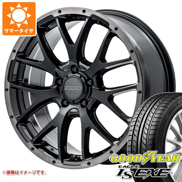 サマータイヤ 215/65R16 98H グッドイヤー イーグル LSエグゼ レイズ ホムラ 2x7FA ブラッククリアエディション 7.0 16 :hom27fab 16743:タイヤ1番