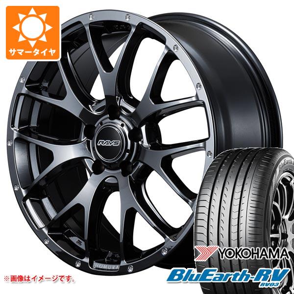 2024年製 サマータイヤ 225/60R18 100H ヨコハマ ブルーアースRV RV03 レイズ ホムラ 2x7FA 7.5 18 :hom27fay 38760:タイヤ1番