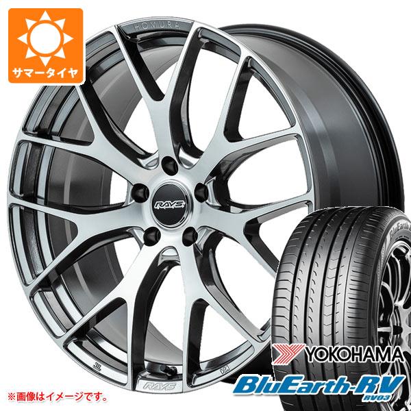 2026年製 サマータイヤ 245/45R19 102W XL ヨコハマ ブルーアースRV RV03 レイズ ホムラ 2x7FT 8.5-19