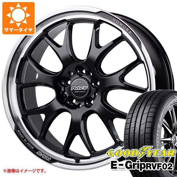 サマータイヤ 245/45R19 102W XL グッドイヤー エフィシエントグリップ RVF02 レイズ ホムラ 2x7RA 8.0 19 :hom27ra 36612:タイヤ1番