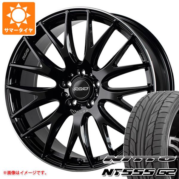 サマータイヤ 245/35R19 93Y XL ニットー NT555 G2 レイズ ホムラ 2x9 プラス 8.0-19