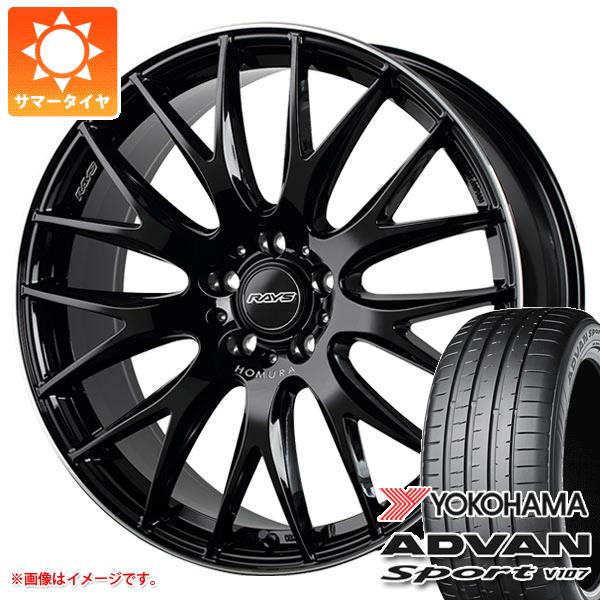アルファード 40系用 サマータイヤ ヨコハマ アドバンスポーツV107 245/45R20 103Y XL V107A レイズ ホムラ 2x9 プラス 8.5-20