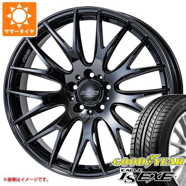 サマータイヤ 245/35R20 95W XL グッドイヤー イーグル LSエグゼ レイズ ホムラ 2x9 プラス ジェットブラック 3 8.5 20 :hom29pjt 16692:タイヤ1番