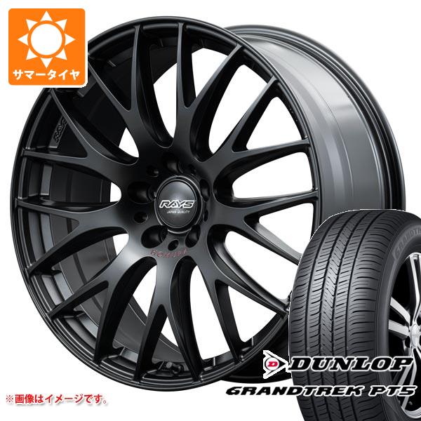 アルファード 40系用 サマータイヤ ダンロップ グラントレック PT5 225/55R19 99V レイズ ホムラ 2x9 プラス スポーツエディション 8.0 19 :29pspav 40248 t801084yt:タイヤ1番