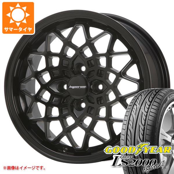 サマータイヤ 155/55R14 69V グッドイヤー イーグル LS2000 ハイブリッド2 MLJ ハイペリオン カルマ SB 5.0 14 :hypcalbk 616:タイヤ1番