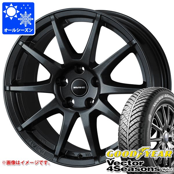 アウディ Q2 GA系用 オールシーズンタイヤ グッドイヤー ベクター 4シーズンズ ハイブリッド 215/50R18 92H アーヴィン S02