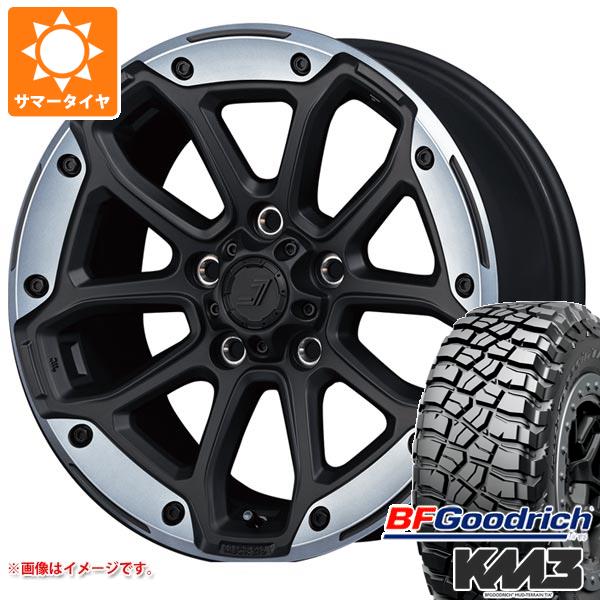 5本セット ジープ ラングラー JK/JL系用 サマータイヤ BFグッドリッチ マッドテレーン T/A KM3 35x12.50R17LT 121Q ジェップセン MJCR 216 :je216dmw 27563 j27123p 5:タイヤ1番