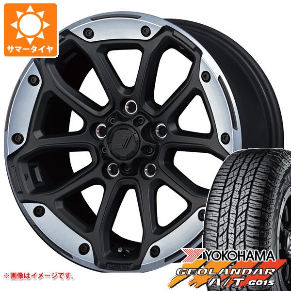 ジープ ラングラー JK/JL系用 サマータイヤ ヨコハマ ジオランダー A/T G015 LT285/70R17 121/118S アウトラインホワイトレター ジェップセン MJCR 216 :je216dmw 25576 j27121p:タイヤ1番