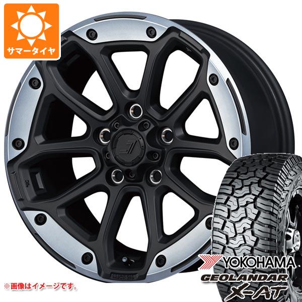 ジープ ラングラー JK/JL系用 サマータイヤ ヨコハマ ジオランダー X AT G016 LT285/70R17 121/118Q ブラックレター ジェップセン MJCR 216 :je216dmw 41326 j27121p:タイヤ1番