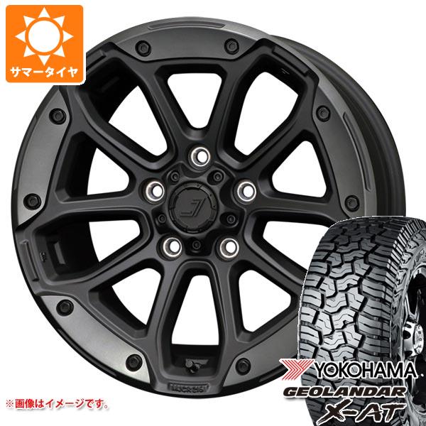 ジープ ラングラー JK/JL系用 サマータイヤ ヨコハマ ジオランダー X-AT G016 LT285/70R17 121/118Q ブラックレター ジェップセン MJCR 216｜tire1ban