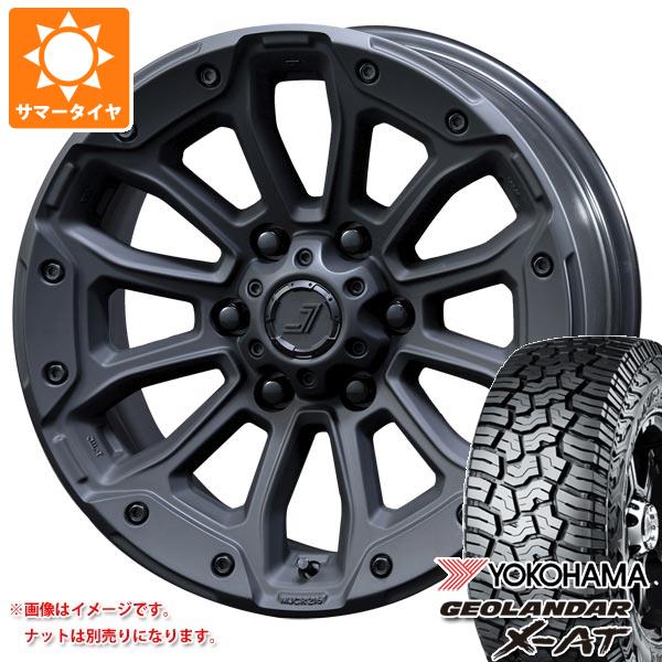 ランドクルーザー プラド 150系用 サマータイヤ ヨコハマ ジオランダー X AT G016 LT265/70R17 121/118Q ブラックレター ジェップセン MJCR 216 8.0 17 :je216sb6 33341 t80987yt:タイヤ1番