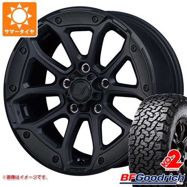 ジープ ラングラー JK/JL系用 サマータイヤ BFグッドリッチ オールテレーンT/A KO2 LT275/70R17 121/118R ホワイトレター ジェップセン MJCR 216｜tire1ban