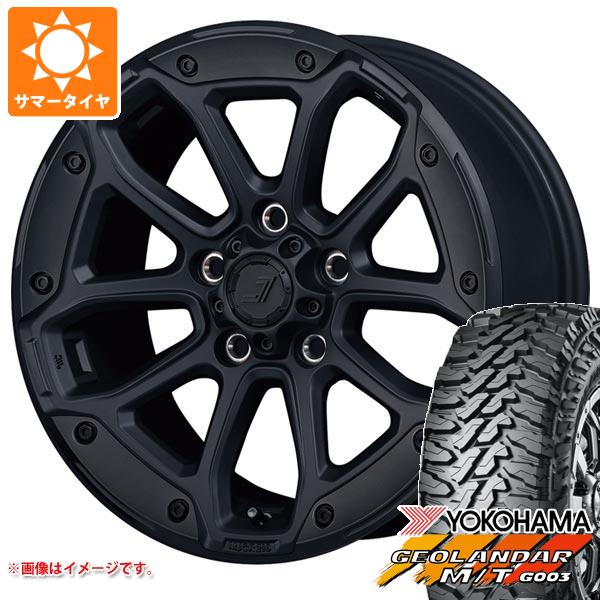 ジープ ラングラー JK/JL系用 サマータイヤ ヨコハマ ジオランダー M/T G003 LT285/70R17 121/118Q ジェップセン MJCR 216｜tire1ban