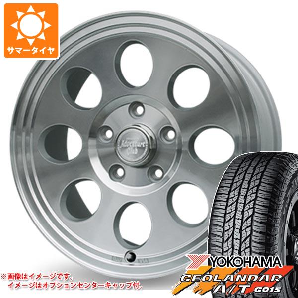 GEOLANDAR エクリプスクロス GK系用 2023年製 サマータイヤ ヨコハマ ジオランダー A/T G015 P235/70R16 104T アウトラインホワイトレター ジムライン タイプ2 7.0-16
