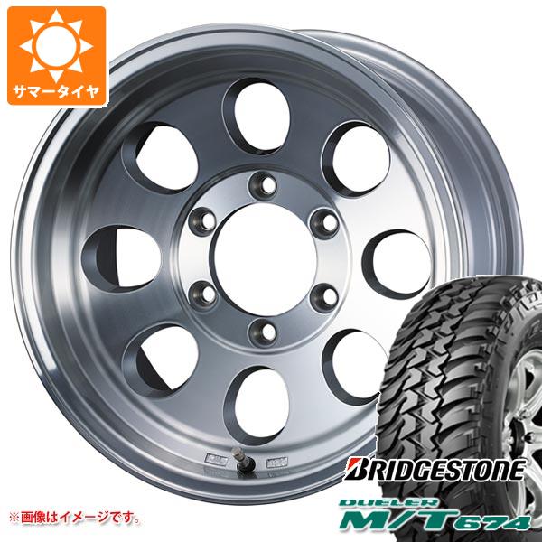 5本セット ランドクルーザー70 GRJ76K用 サマータイヤ ブリヂストン M/T674 LT265/75R16 112/109Q アウトラインホワイトレター ジムライン タイプ2 8.0 16 :jimty27 14443 t801007yt 5:タイヤ1番