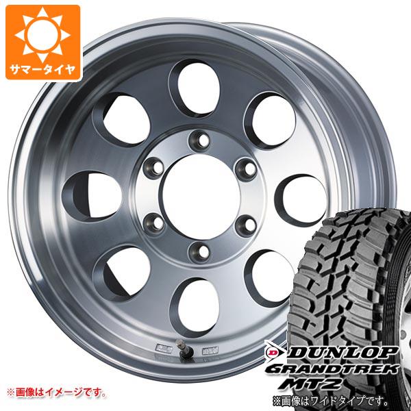 5本セット ランドクルーザー70 GRJ79K用 サマータイヤ ダンロップ MT2 LT235/85R16 108/104Q アウトラインホワイトレター NARROW ジムライン タイプ2 6.5 16 :jimty27 1317 t801099yt 5:タイヤ1番