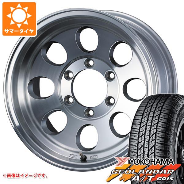 5本セット ランドクルーザー70 GRJ76K用 サマータイヤ ヨコハマ ジオランダー A/T G015 P265/70R16 111T アウトラインホワイトレター ジムライン タイプ2 8.0 16 :jimty27 22939 t801006yt 5:タイヤ1番