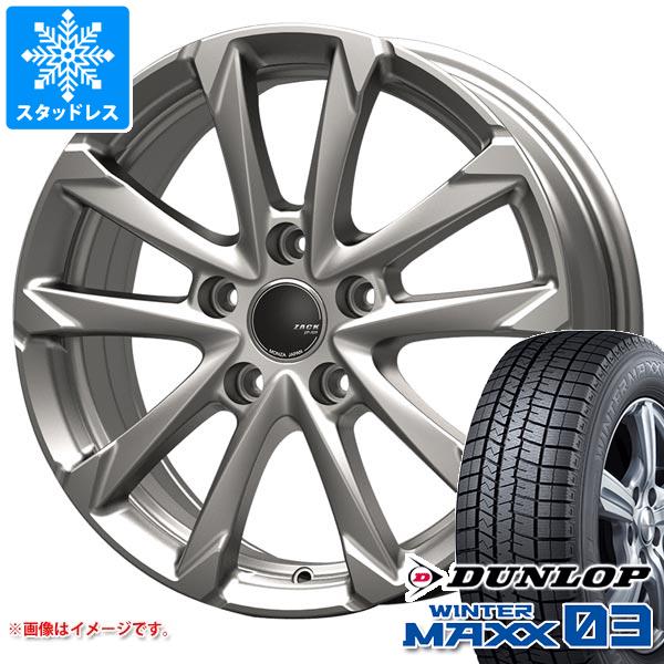 プリウス 60系用 スタッドレス ダンロップ ウインターマックス03 WM03 195/60R17 90Q ザック JP-325