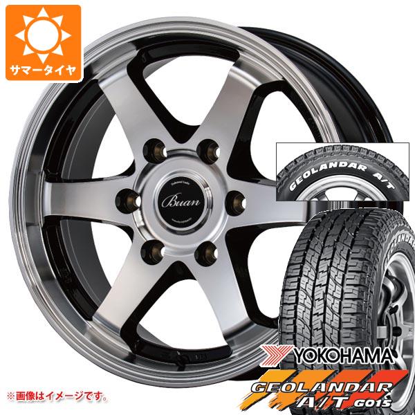 ハイエース 200系用 2024年製 サマータイヤ ヨコハマ ジオランダー A/T G015 215/65R16C 109/107S ホワイトレター KBレーシング16 6.5 16 :kb16h 38493 t80967yt:タイヤ1番